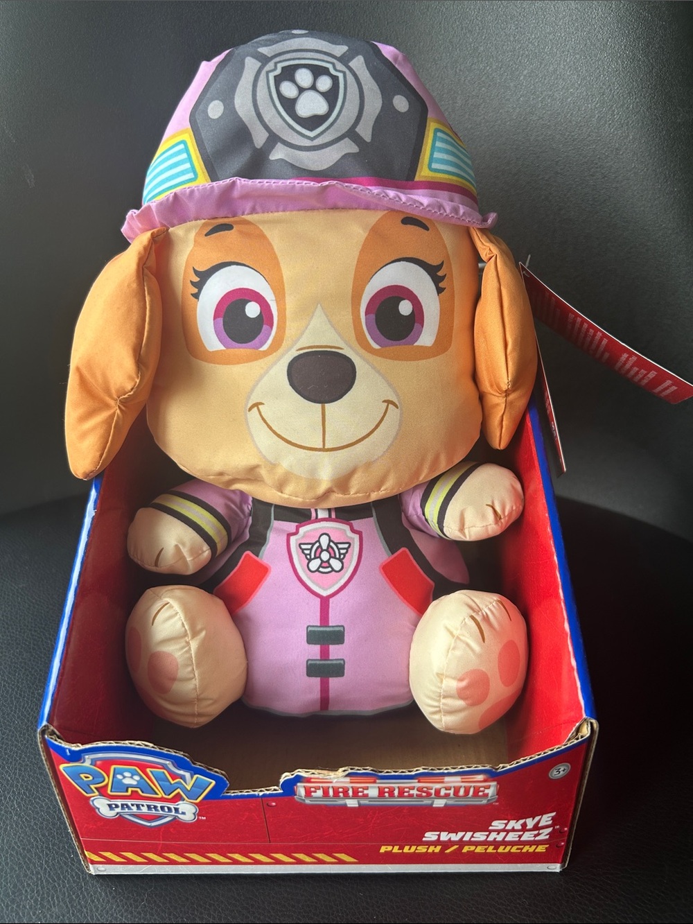 NWT 🆕 Paw Patrol Skye Pink and Tan Plush Character Toy 10 inch